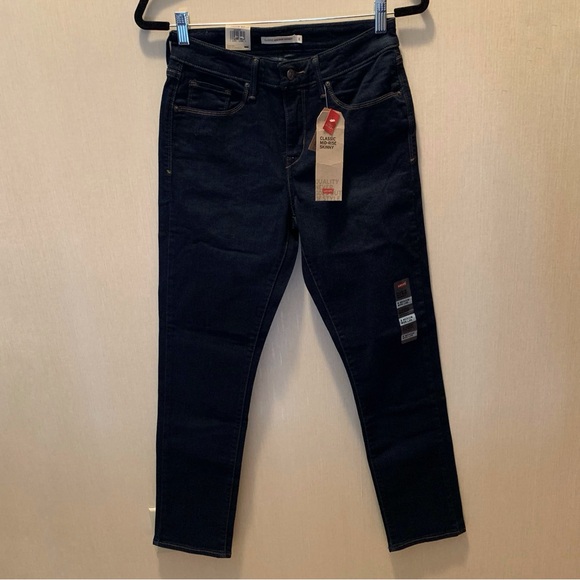 NWT Levi’s Women’s Classic Mid Rise Skinny Jeans Size 8 - Picture 7 of 16
